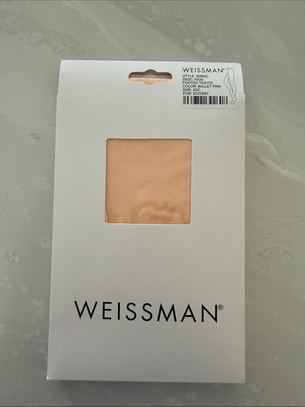 Weissman dance footed items NEW